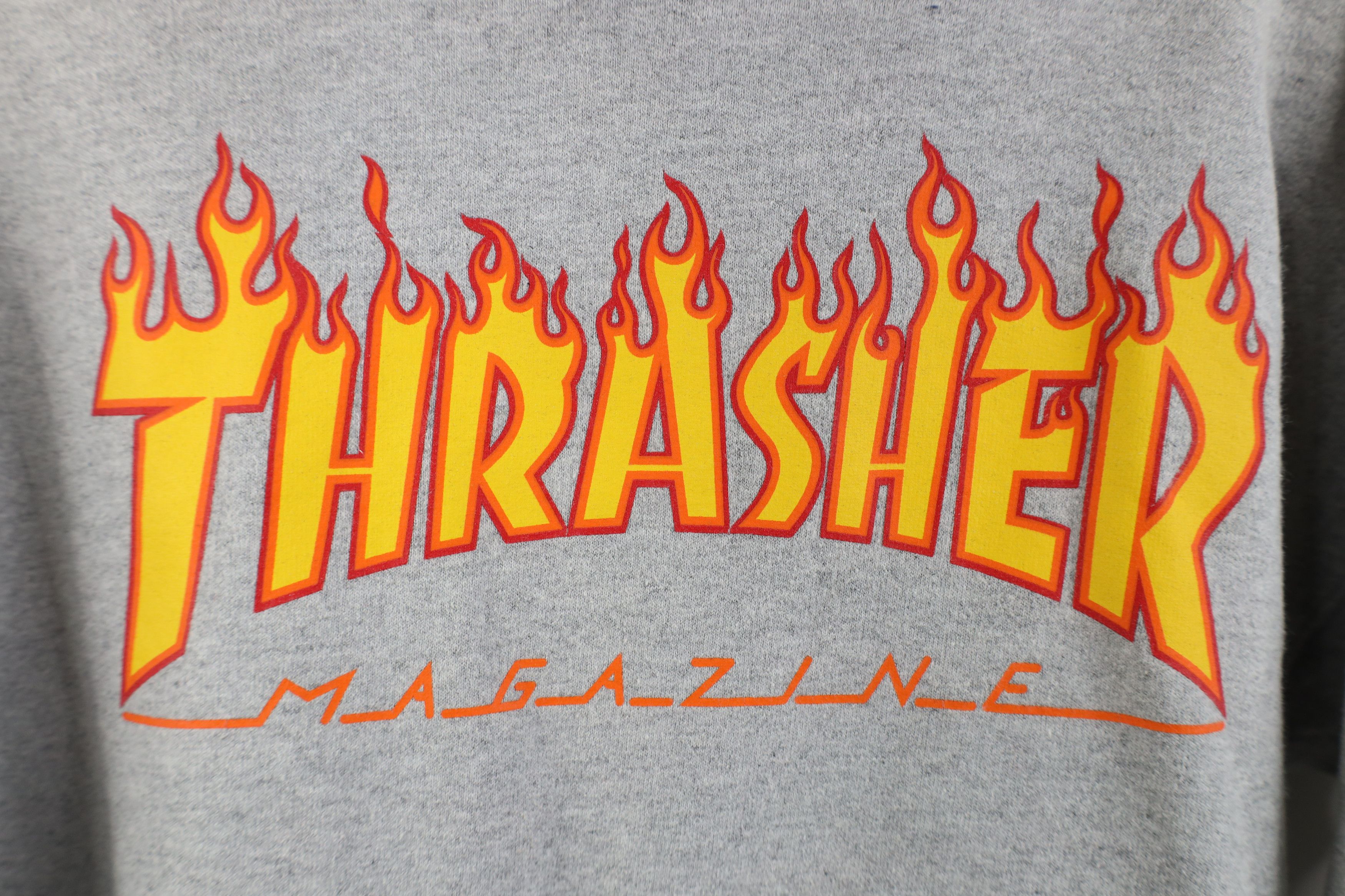 Thrasher Vintage Y2K Thrasher Magazine Skateboarding Fire Hoodie Size US S / EU 44-46 / 1 - 5 Thumbnail