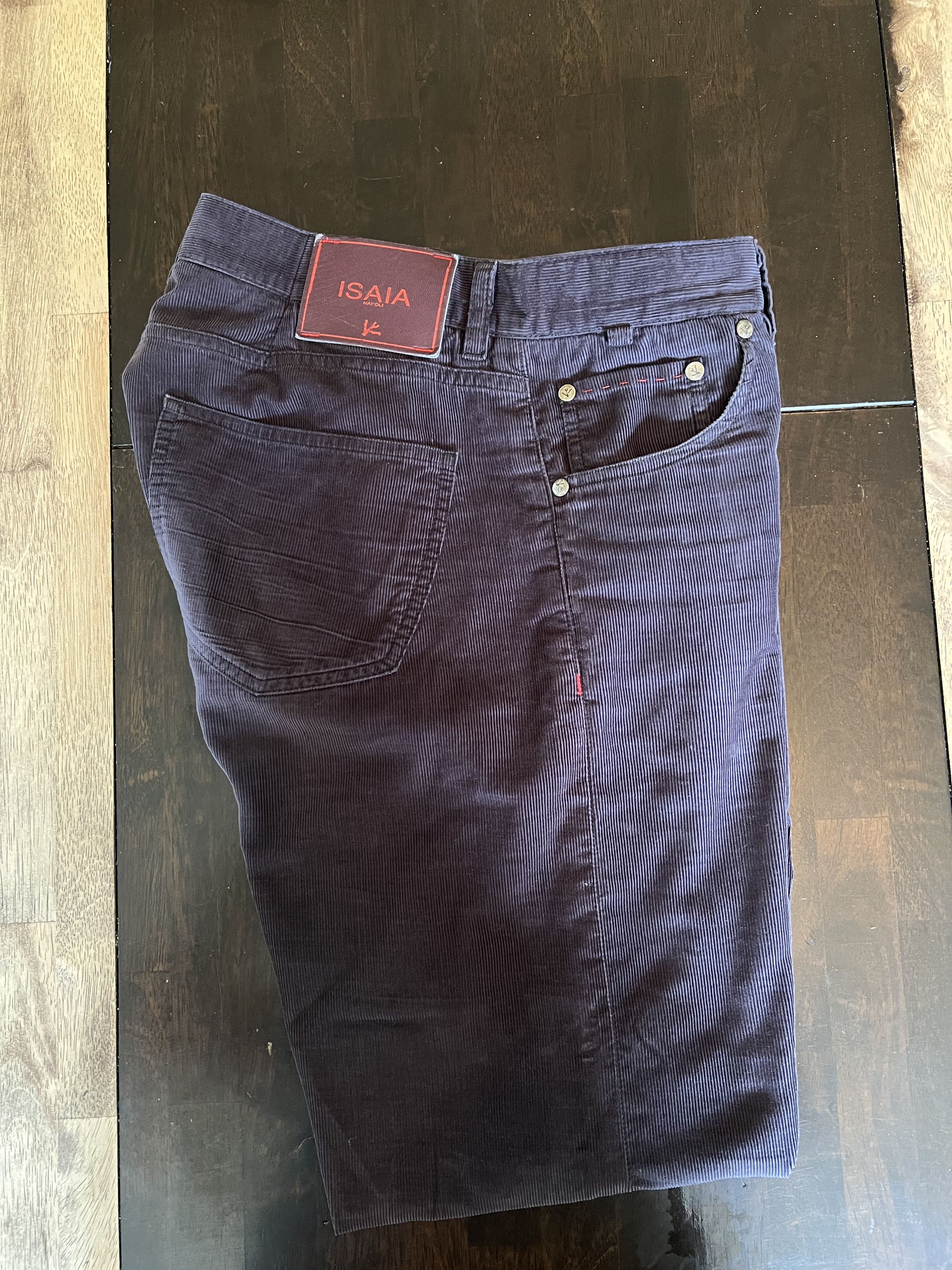 Isaia Isaia Charcoal Corduroy Jeans 32 W Size US 32 / EU 48 - 1 Thumbnail