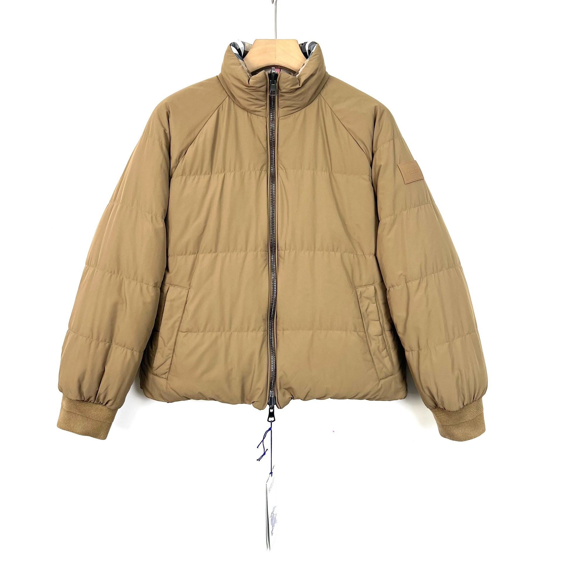 Burberry Burberry Brown Classic Check Reversible Down Jacket Size US M / EU 48-50 / 2 - 1 Thumbnail