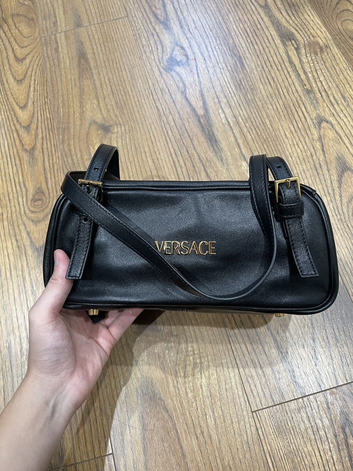 Versace Versace Tag Bowling bag Size ONE SIZE - 1 Thumbnail