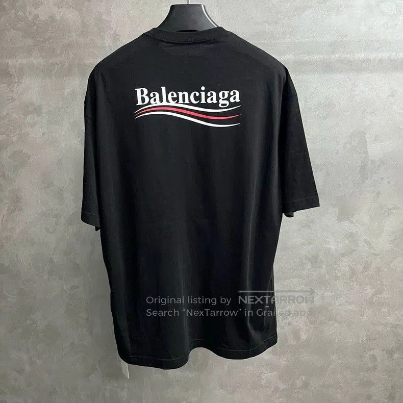 Balenciaga Balenciaga Black Short Sleeve Cotton T-Shirt. Size US M / EU 48-50 / 2 - 4 Thumbnail