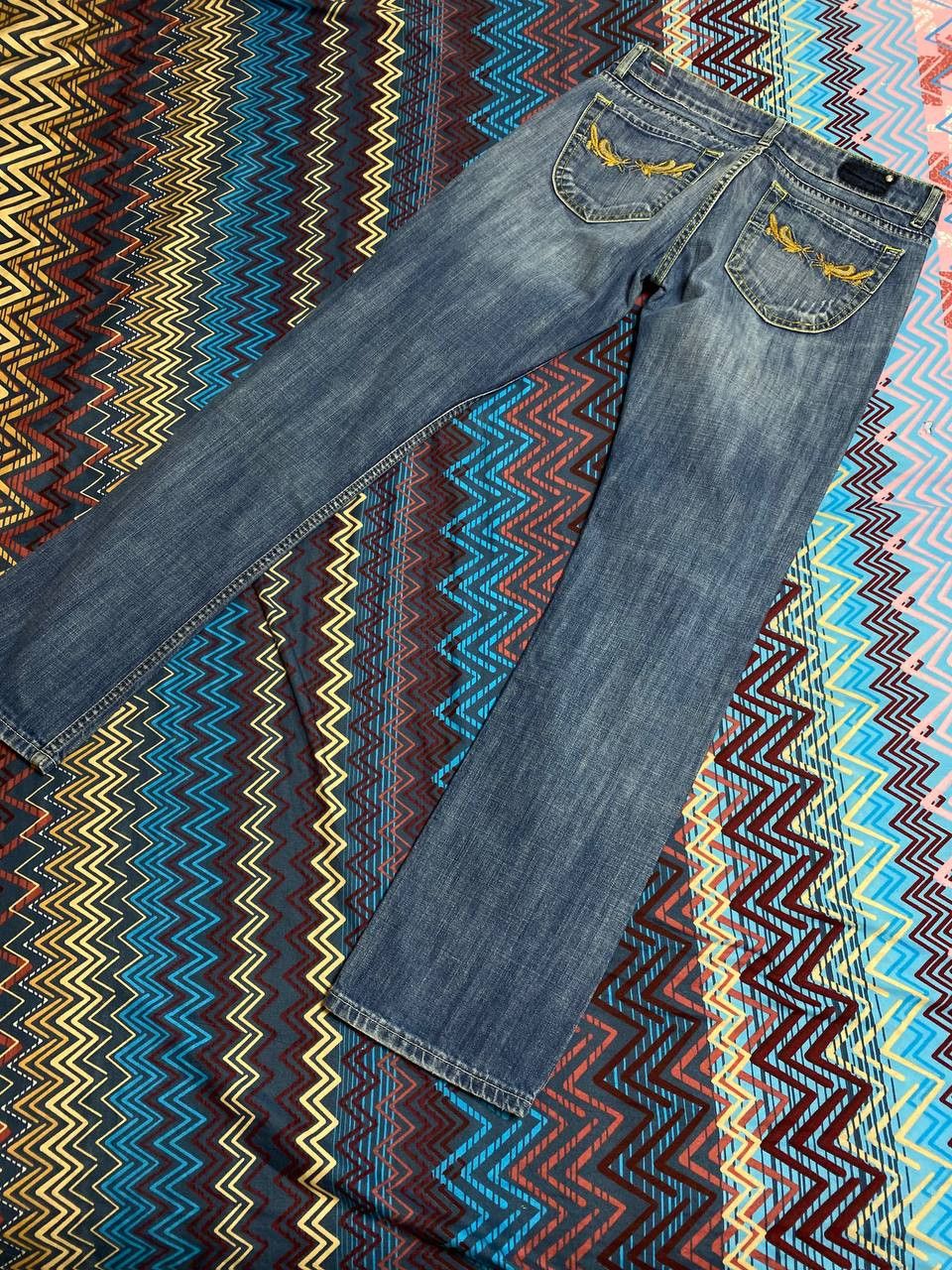 Diesel DIESEL jeans blue vintage crazy Y2K streetwear Size 31" - 19 Thumbnail