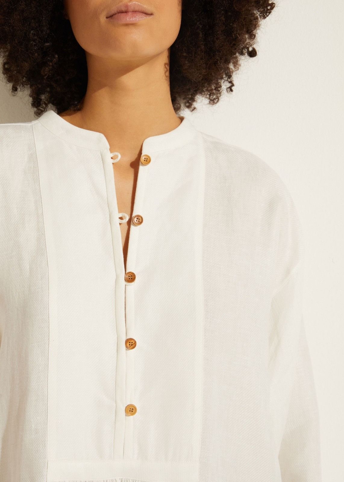 Loro Piana o1srvl11e0824 Livien Breeze Midi Dress in White Size XL / US 12-14 / IT 48-50 - 7 Thumbnail