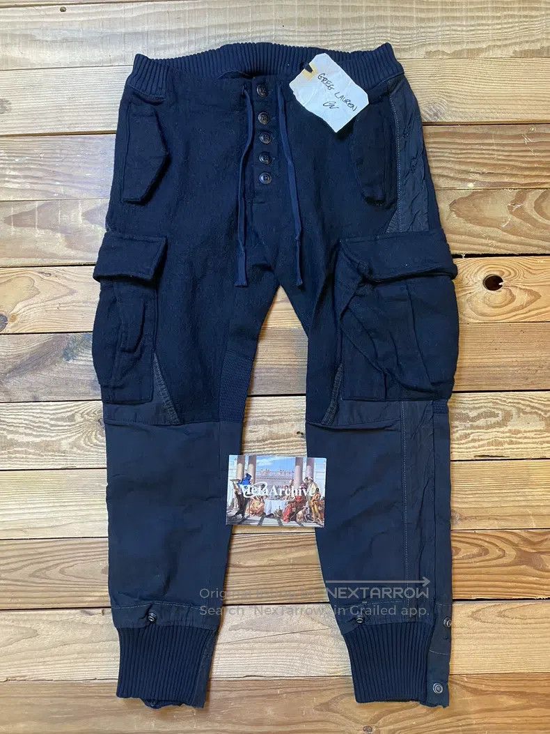 Greg Lauren Greg Lauren size S Woolen patchwork work pants Size US 27 - 1 Thumbnail