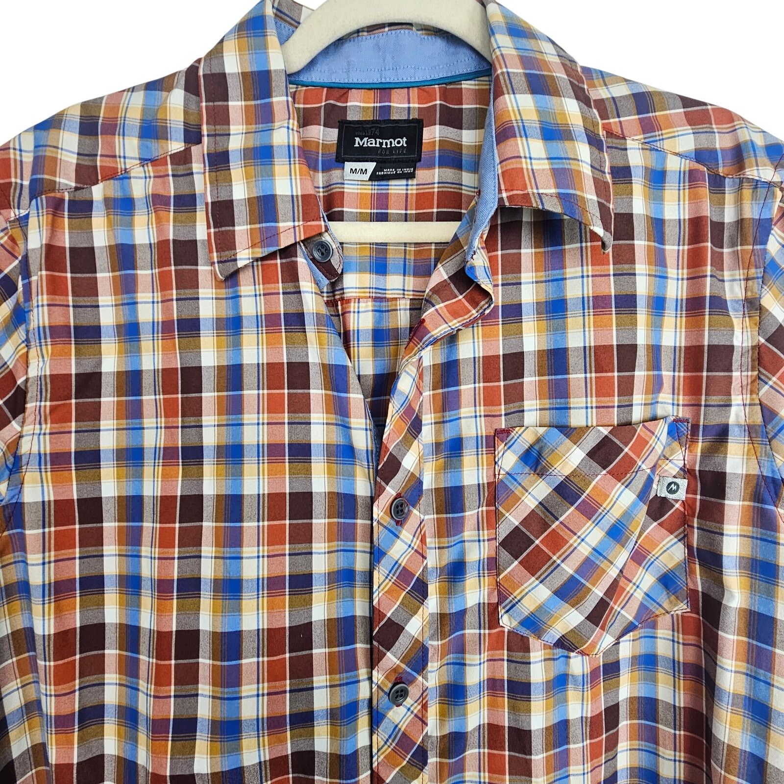 Marmot Marmot Mens Plaid Shirt Size M Gorpcore Hiking Trail Outdoor Size US M / EU 48-50 / 2 - 2 Thumbnail