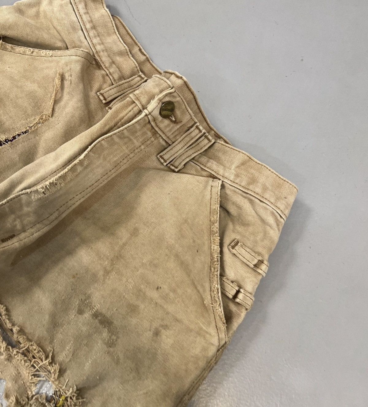 Carhartt Vintage carhartt cargo thrashed repair denim Size US 32 / EU 48 - 6 Thumbnail