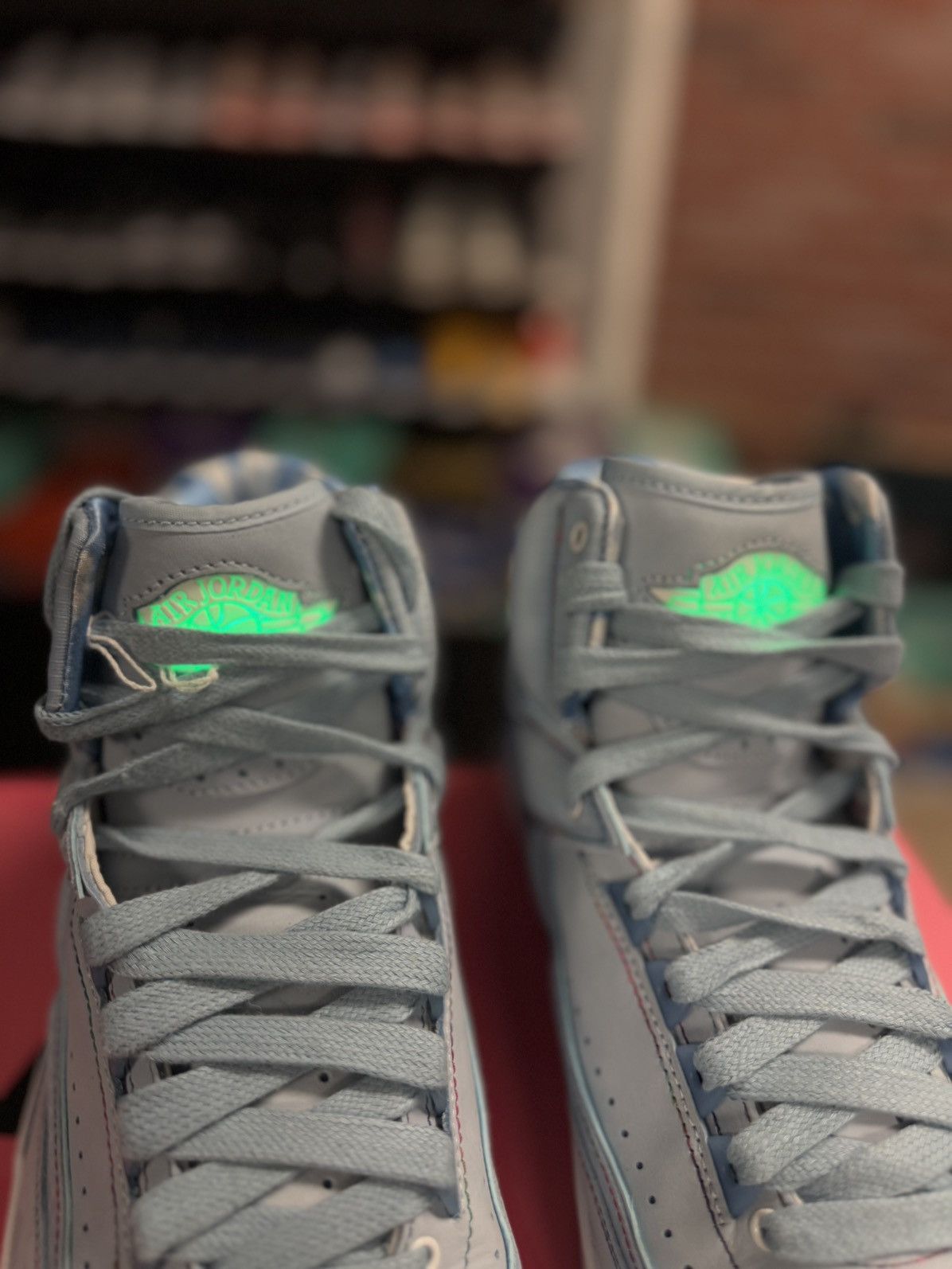 Jordan Brand × Nike Jordan 2 J Balvin Size 10.5 (DQ7691-419) Light Up Size US 10.5 / EU 43-44 - 5 Thumbnail
