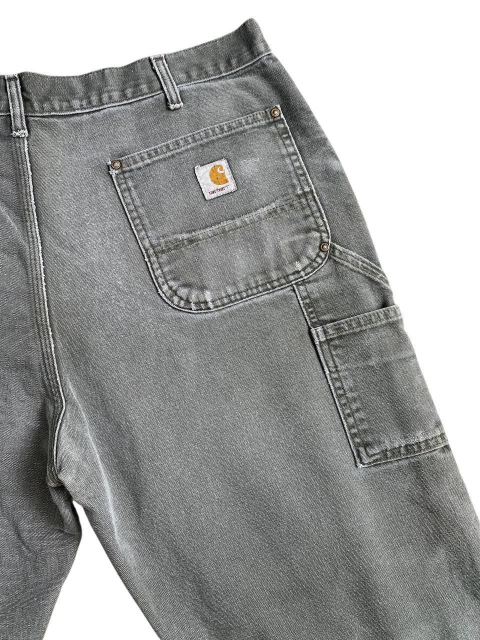 Carhartt Vintage Carharrt USA Distressed Sunfaded Double Knee Size US 38 / EU 54 - 17 Thumbnail