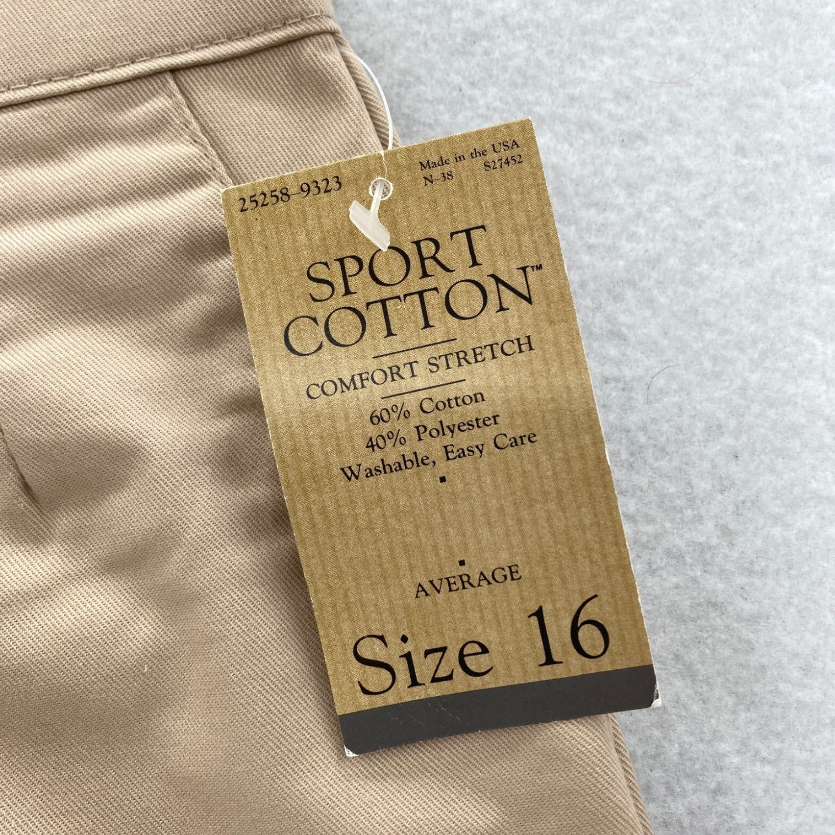 Levi's Levi's Sportswear Pants Women's 16 Khaki Beige Pleated Relaxed Taper NWT Jeans Pants Size 38" / US 16 / IT 52 - 5 Thumbnail