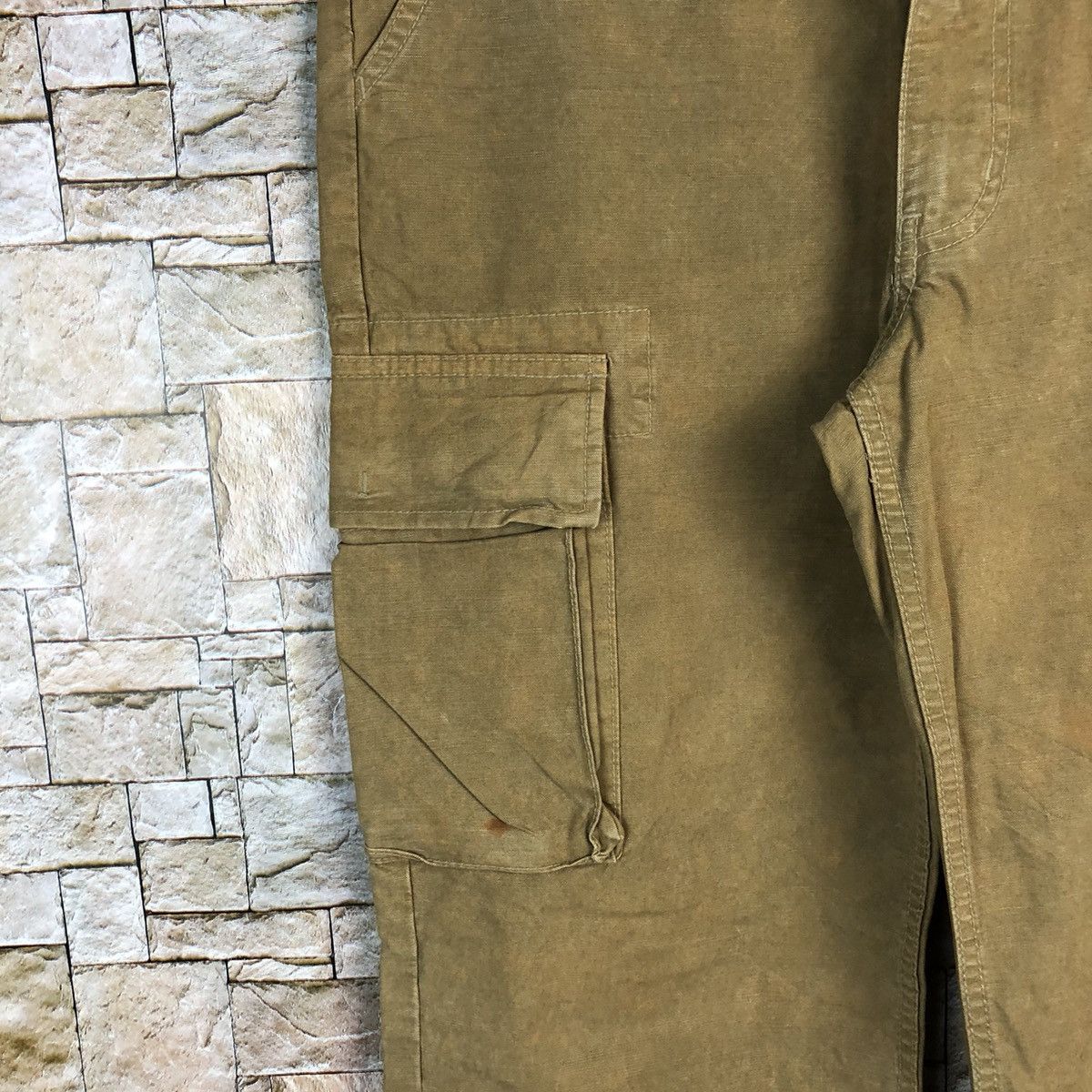 Japanese Brand Dude Drunch Brown Cargo Multipocket Pants #A614 Size US 30 / EU 46 - 10 Thumbnail