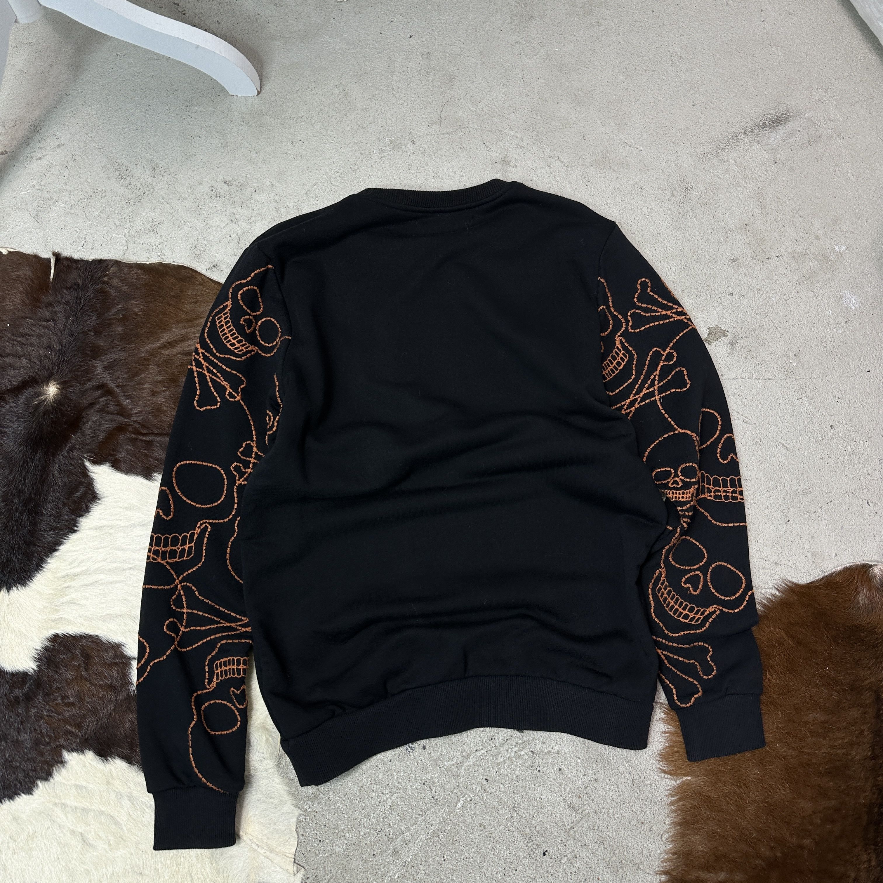 Vintage Vintage Embroidered Skull Sweat Sweatshirt Y2K Size US M / EU 48-50 / 2 - 5 Thumbnail