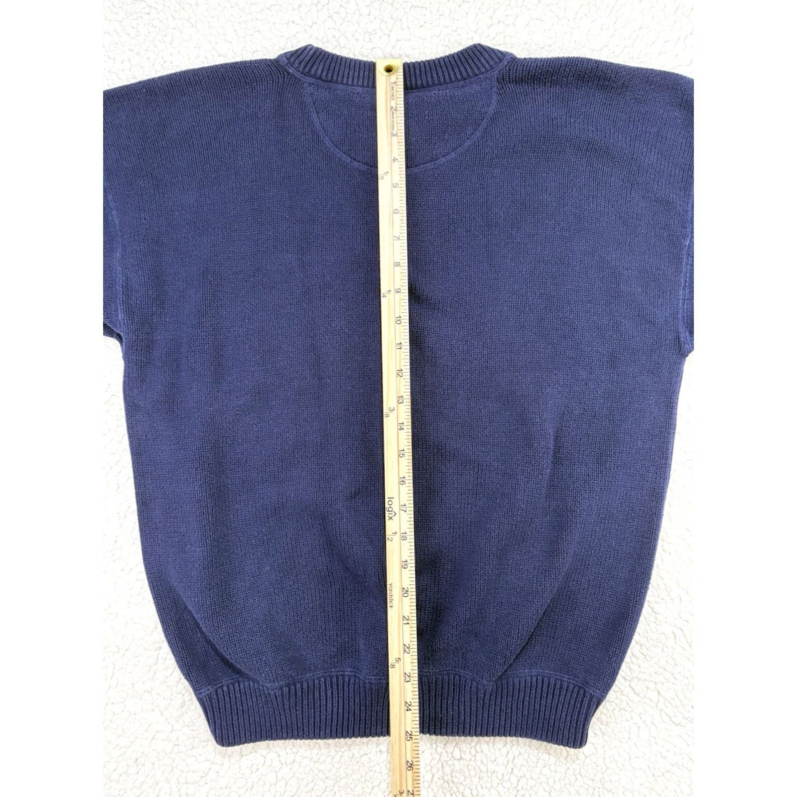 Architect VINTAGE Architect Navy Mens Golf Sweater XL Crew Neck Embroidered Logo Cotton Knit Pullover Classic Crest Size US XL / EU 56 / 4 - 7 Thumbnail