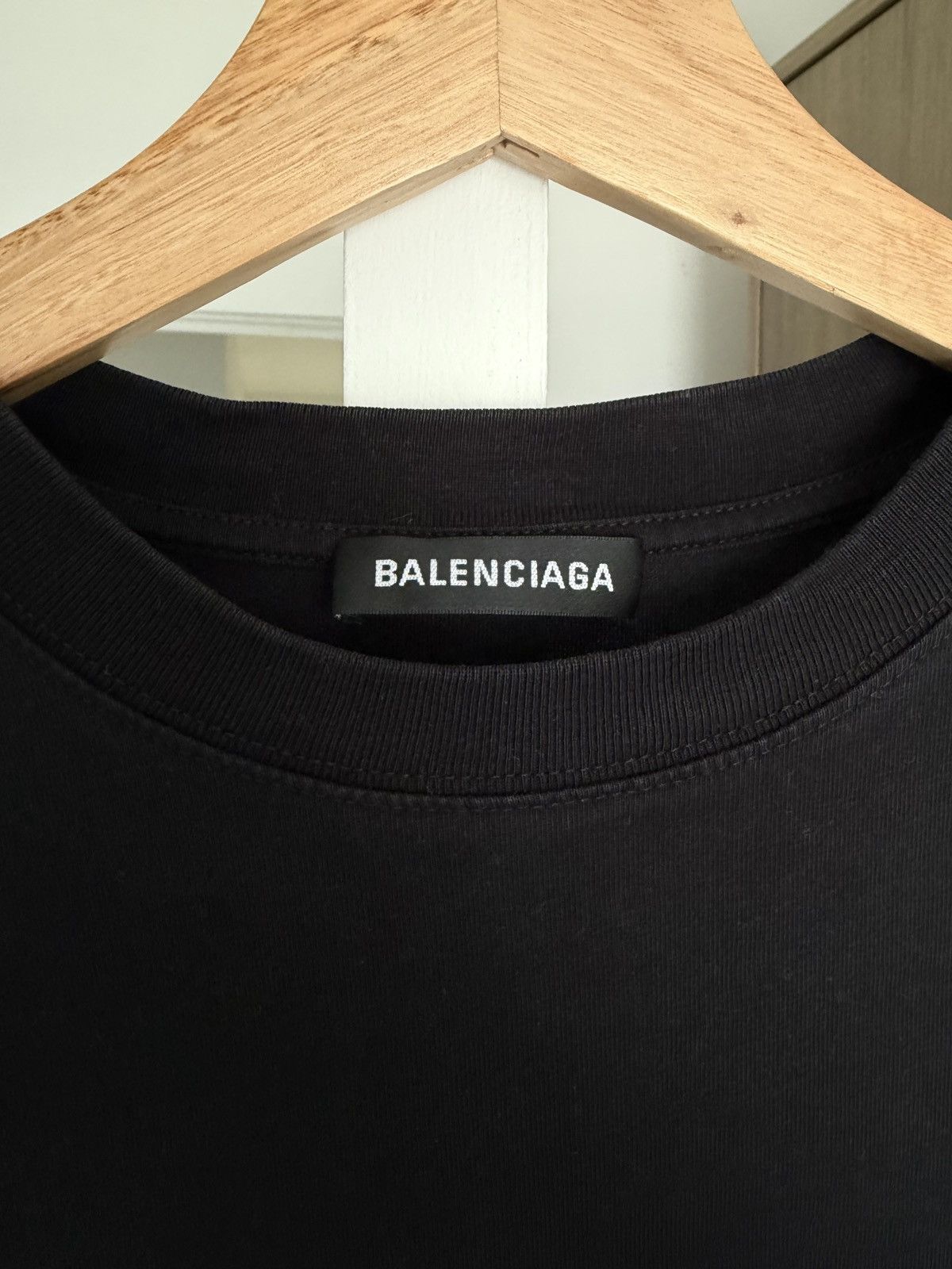 Balenciaga Balenciaga cotton logo t shirt Size US M / EU 48-50 / 2 - 2 Thumbnail