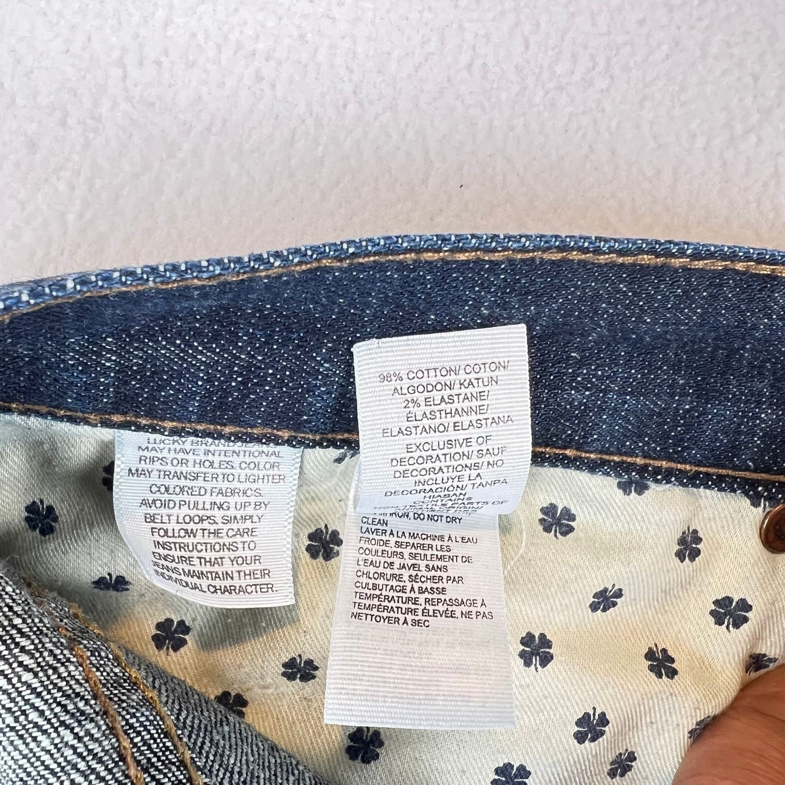 Lucky Brand Lucky Brand Jeans Mens 34x30 Blue 221 Straight Denim Size US 34 / EU 50 - 4 Thumbnail