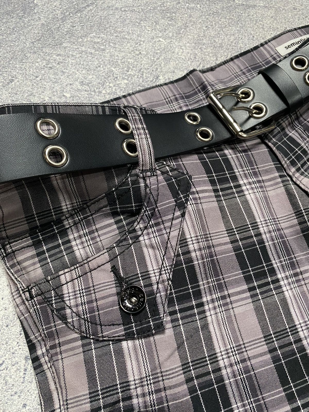 semanticdesign 🇯🇵 Semantic Design Tartan Bondage Pants Size US 30 / EU 46 - 5 Thumbnail