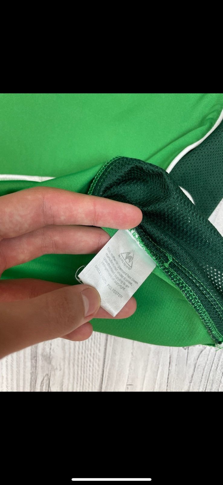 Le Coq Sportif Vintage soccer jersey Hibernian Edinburgh soccer jersey L Size US L / EU 52-54 / 3 - 5 Thumbnail