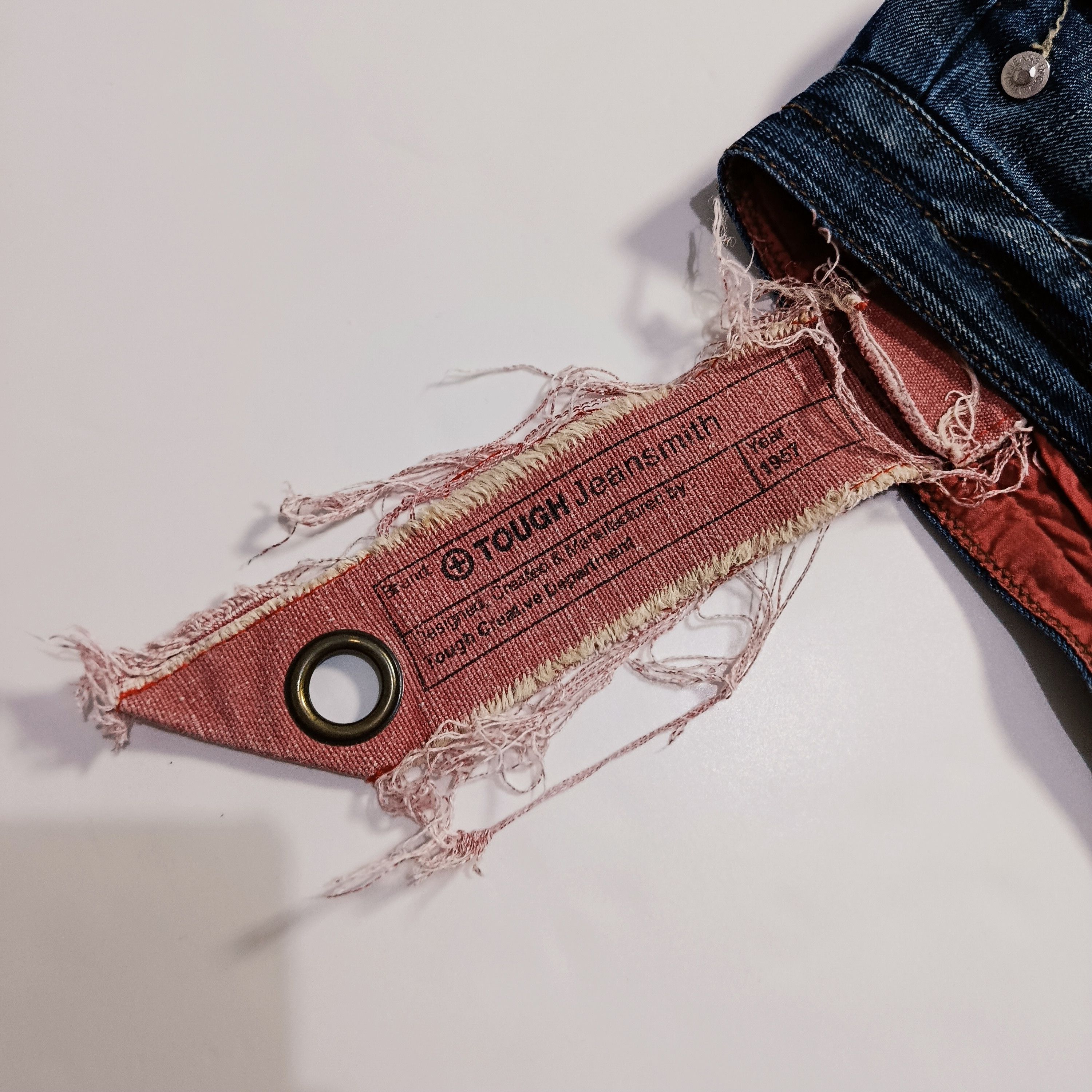 Other Tough Jeansmith Skull Panel Denim Y2K Size US 34 / EU 50 - 8 Thumbnail
