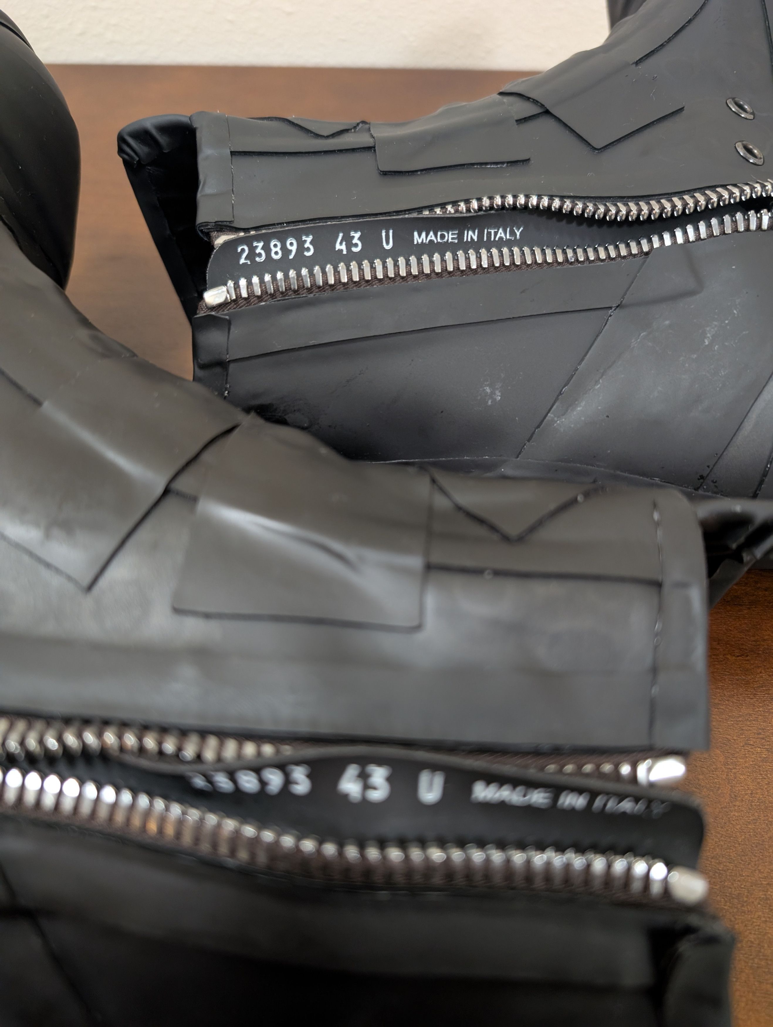 Rick Owens Rick Owens Performa Latex Bondage Sneakers Size US 10 / EU 43 - 7 Thumbnail