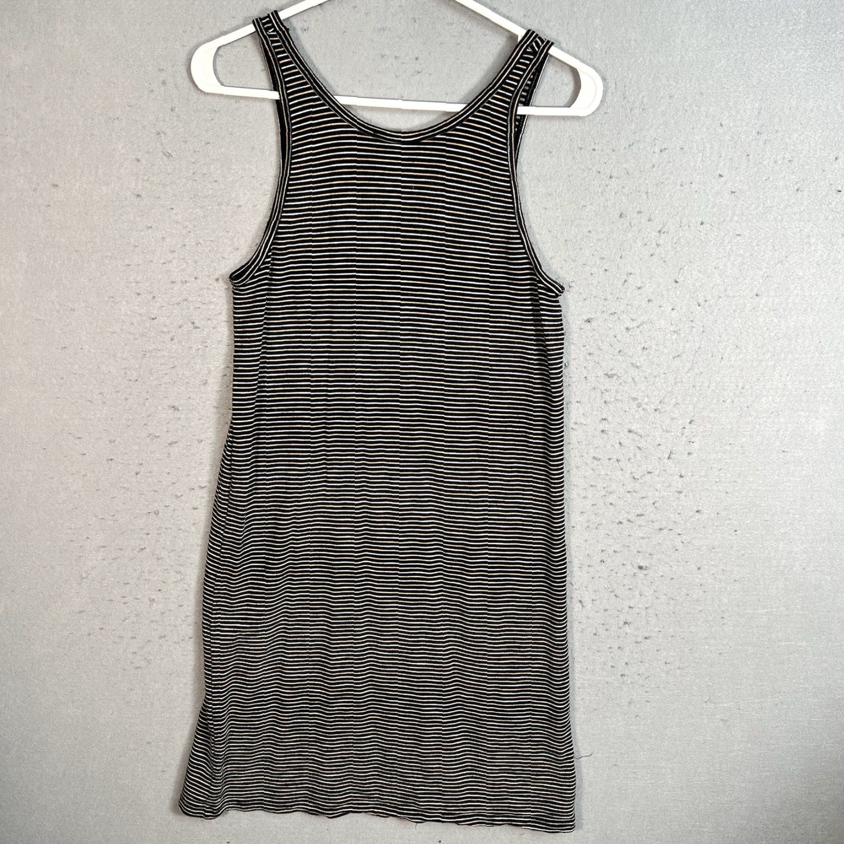 Madewell Madewell Dress Sleeveless Striped Knit Black Size M Multicolor Knit A-Line Casual Women Colection Size M / US 6-8 / IT 42-44 - 7 Thumbnail