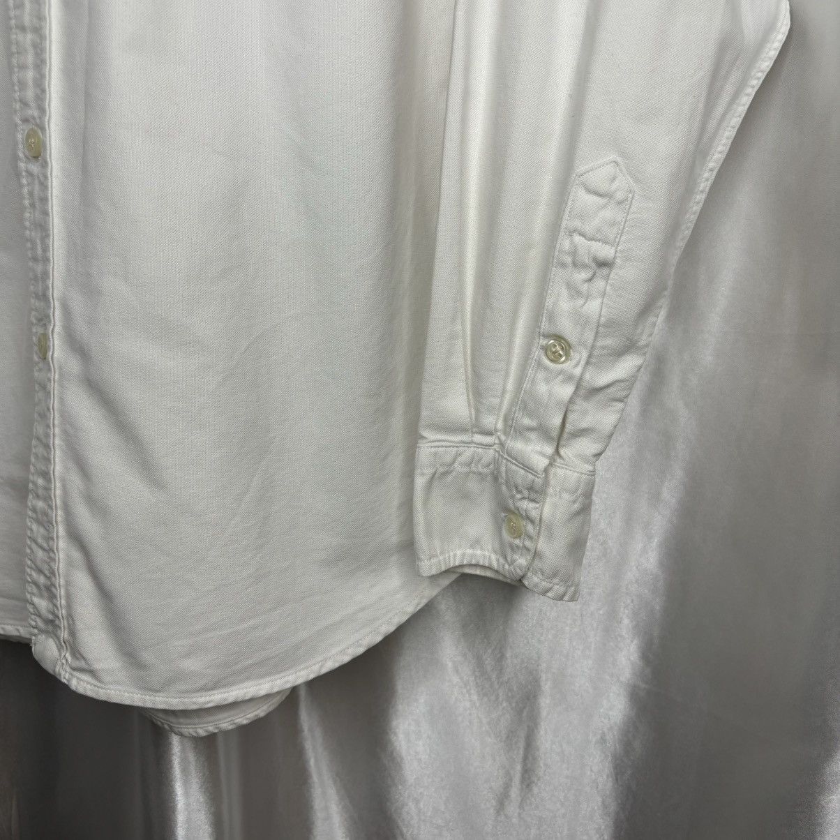Polo Ralph Lauren × Ralph Lauren White basic button up shirt long sleeved Ralph Lauren Logo Size S / US 4 / IT 40 - 7 Thumbnail