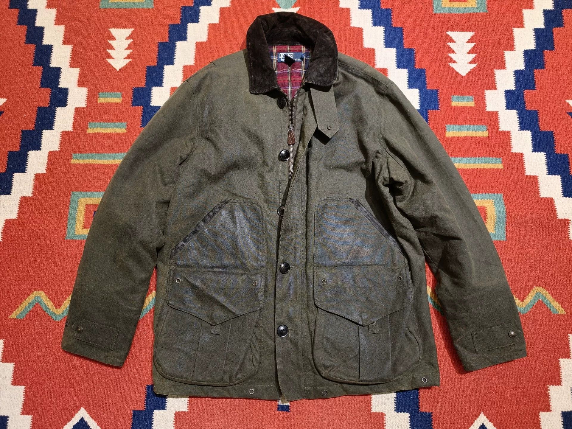 RRL Ralph Lauren Ralph Lauren RRL Waxed Hunting Jacket Size US L / EU 52-54 / 3 - 1 Thumbnail