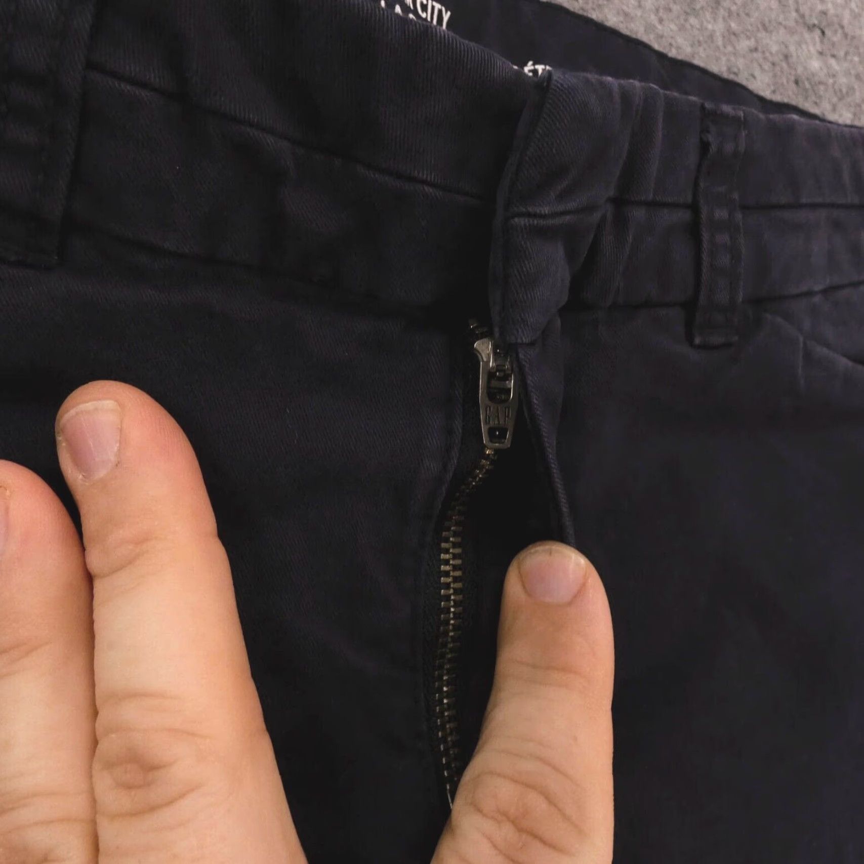 Gap Gap Khakis Pants Womens 2 Reg Stretch Chino Flat Front Navy Slim City Size 30" / US 8 / IT 44 - 6 Thumbnail