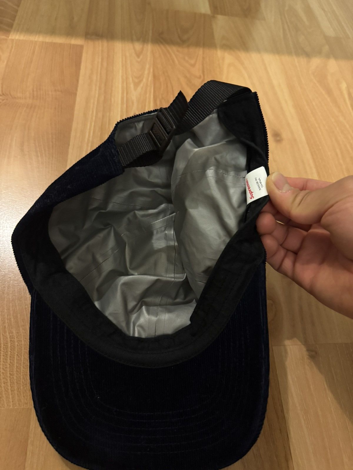 Supreme Supreme GORE TEX Navy 6 Panel Camp Hat Corduroy OS Size ONE SIZE - 2 Thumbnail