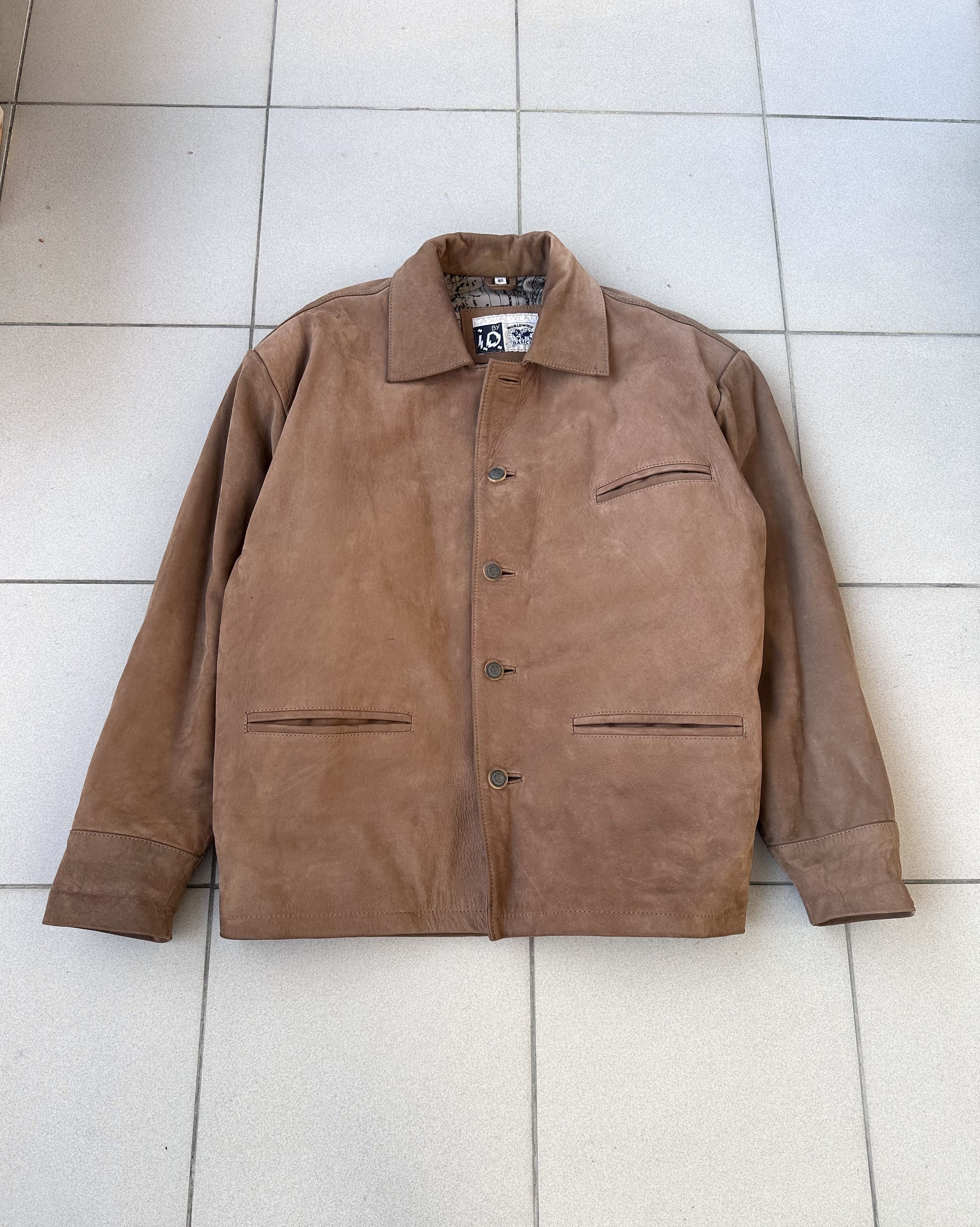 Vintage Vintage Avant Garde men biker boxy leather jacket Size US L / EU 52-54 / 3 - 1 Thumbnail