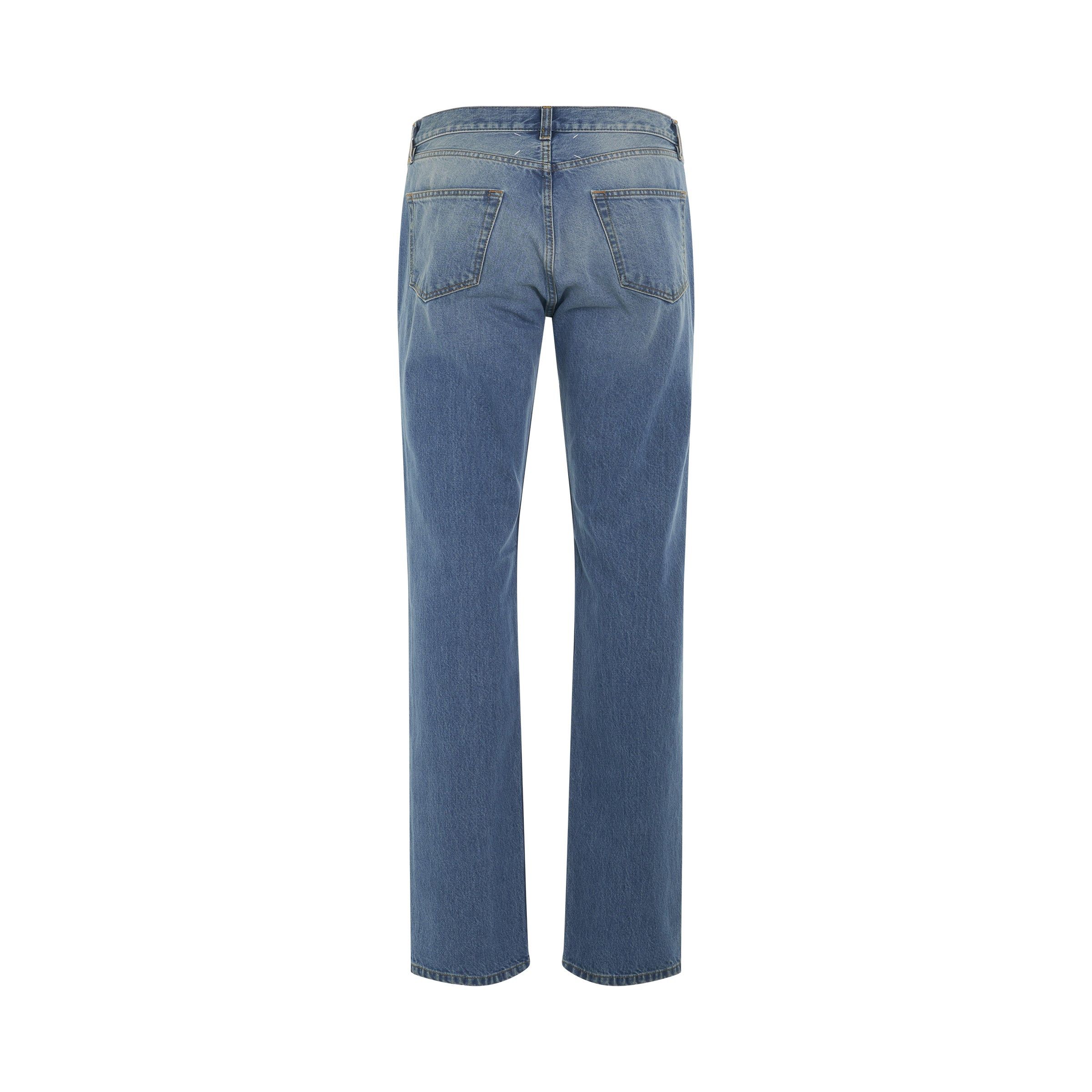 Maison Margiela o1mris0824 Denim Jeans in Blue Size US 31 - 4 Thumbnail