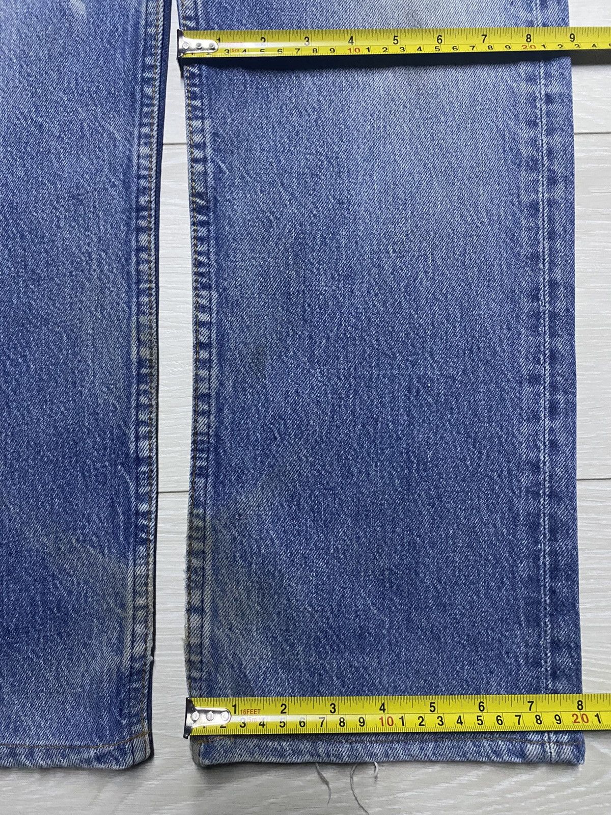 Levi's Vintage Levis 501 90s ButtonFly 522 Distressed Jeans Size US 32 / EU 48 - 19 Thumbnail