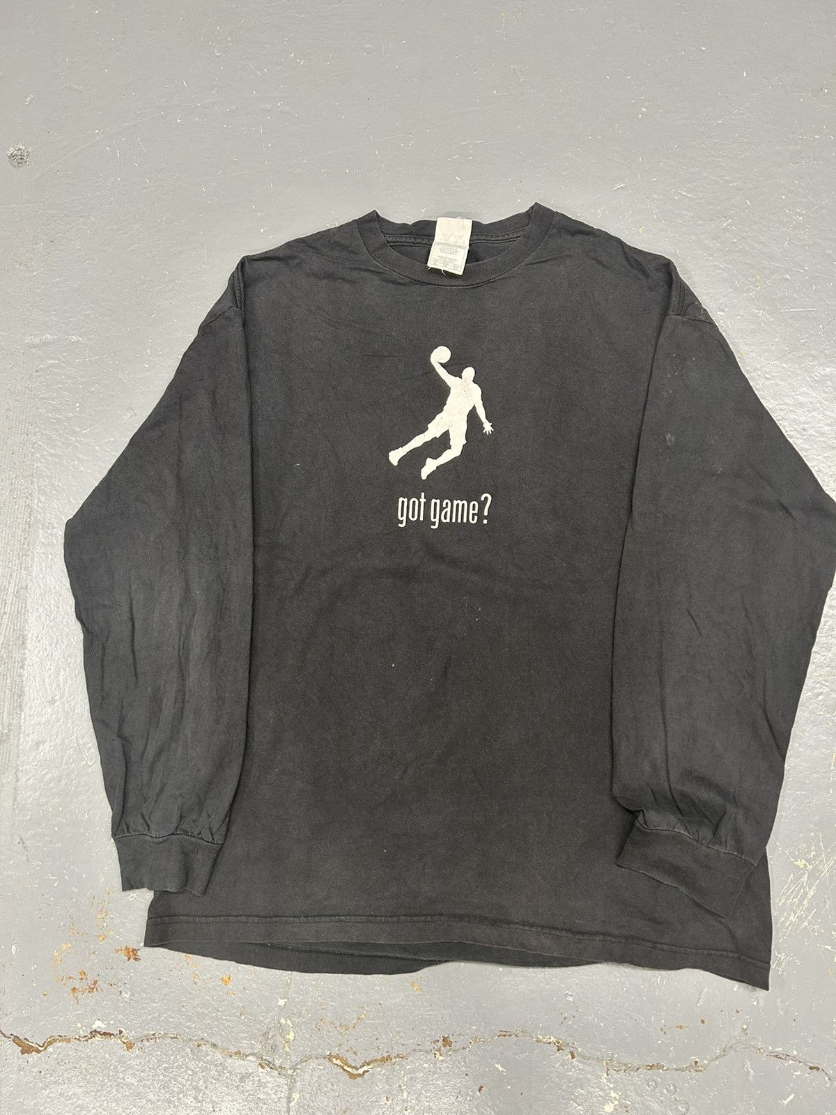 NBA Crazy Vintage Y2K Black “Got Game” Graphic NBA Tee Shirt Size US XL / EU 56 / 4 - 1 Thumbnail