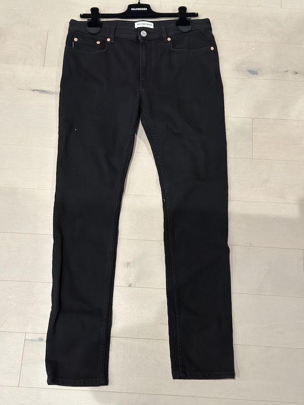 image of Balenciaga Black Denim, Women's (Size 30)