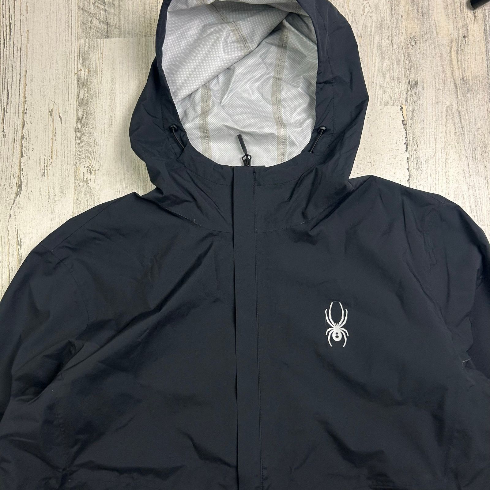 Spyder Spyder Men's Mist Rain Black Windbreaker Jacket Size US L / EU 52-54 / 3 - 2 Thumbnail