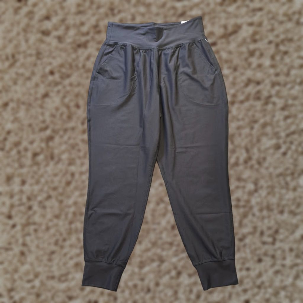 Old Navy Old Navy Pants Women Large Black Powersoft Jogger Pull On Capsule Athletic Size 36" / US 14 / IT 50 - 1 Thumbnail