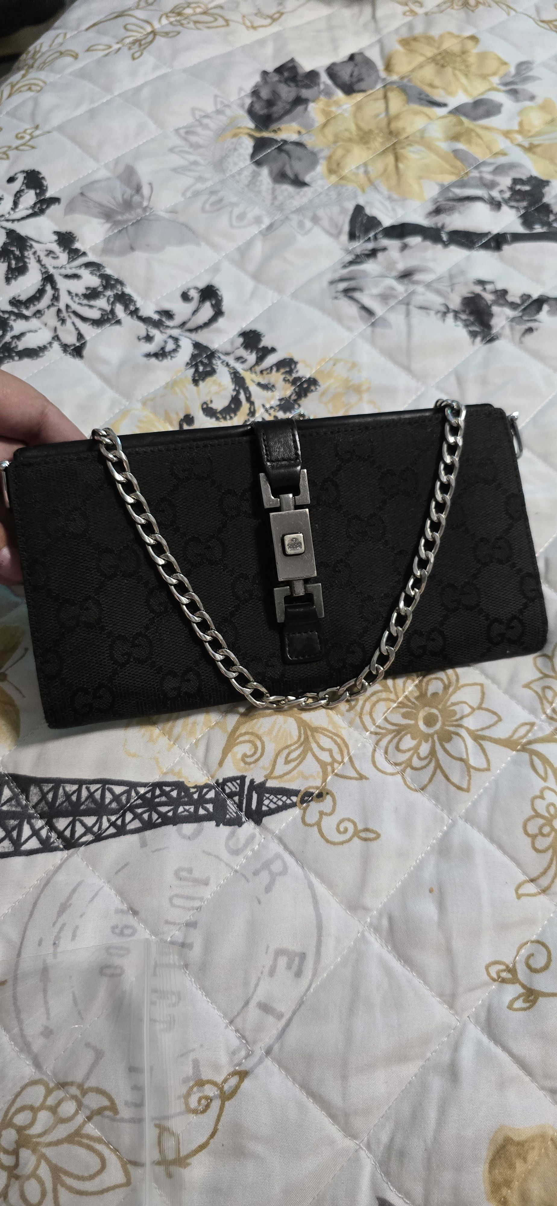 Gucci Modified Guccissima Leather Fabric Wallet on Chain Size ONE SIZE - 2 Thumbnail