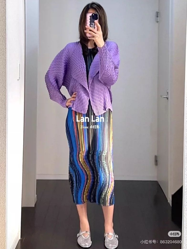 Issey Miyake Issey Miyake size:2 Purple cardigan Size XS / US 0-2 / IT 36-38 - 8 Thumbnail