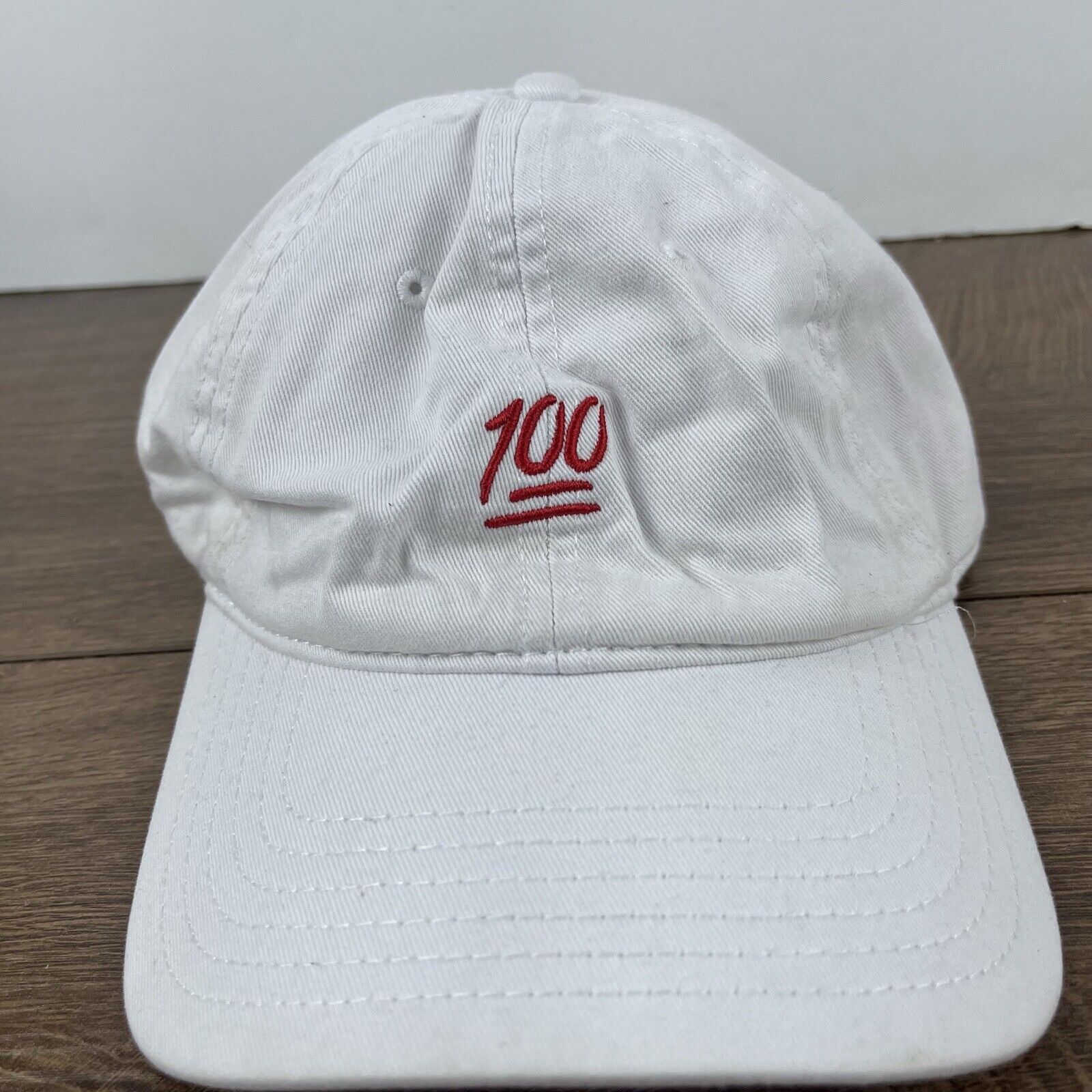 Other 100 Hat One Hundred Hat Adjustable Hat White Adjustable Hat Size ONE SIZE - 5 Thumbnail