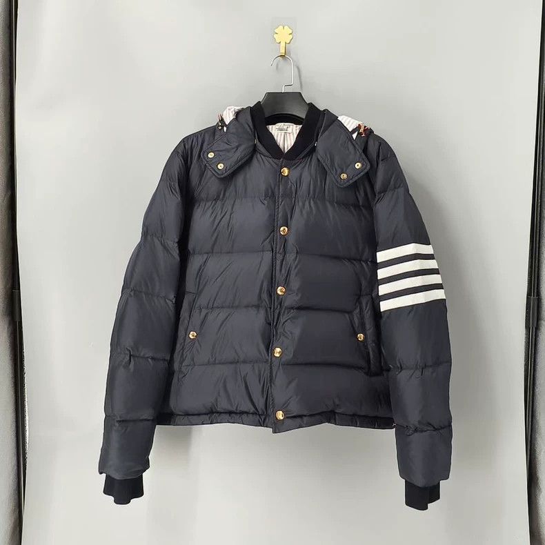 Thom Browne Thom Browne Evenhood down jacket Size US XXL / EU 58 / 5 - 1 Thumbnail