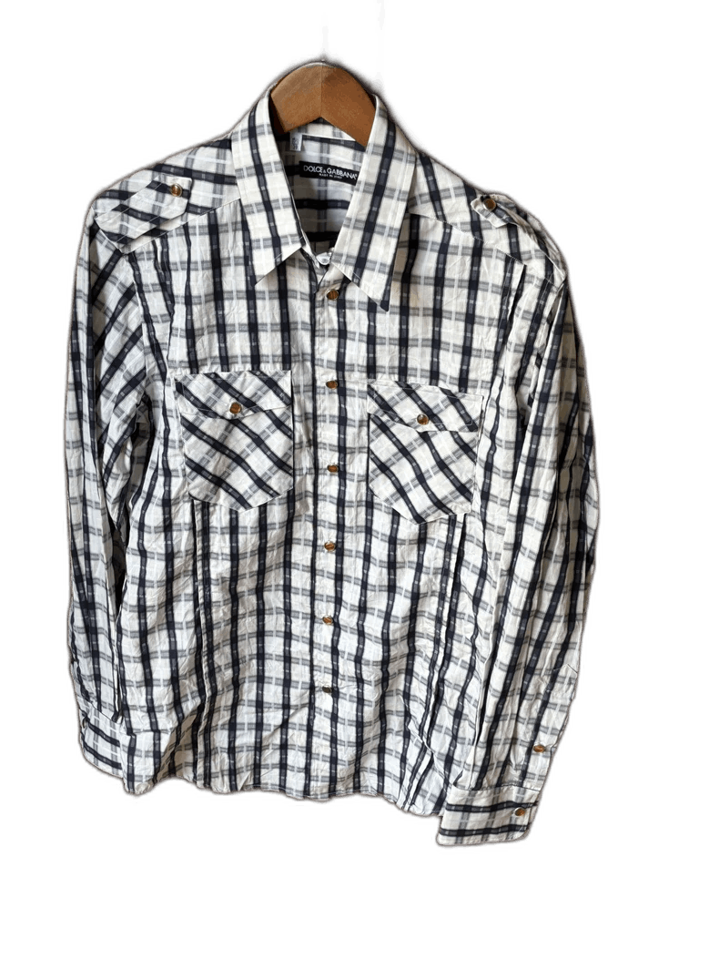 Dolce & Gabbana Dolce Gabbana Long Sleeve Casual Shirt Size US M / EU 48-50 / 2 - 1 Thumbnail
