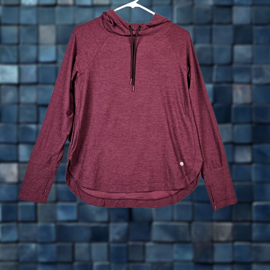 Vintage APANA Women's deep shaded purple Long sleeve Pull-over Hoodie Sz S NEW Size S / US 4 / IT 40 - 1 Thumbnail