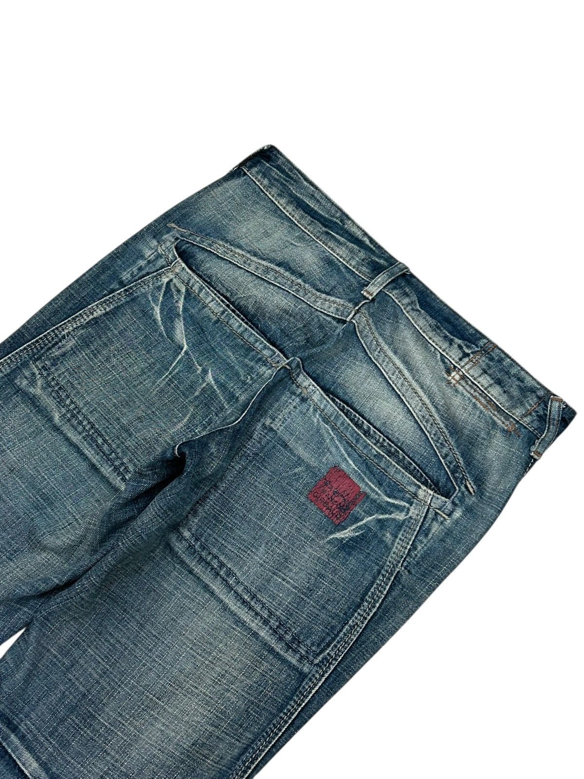 Marithe + Francois Girbaud Marithe Francois Girbaud Baggy Loose Fit Double Knee Pocket Size US 31 - 11 Thumbnail