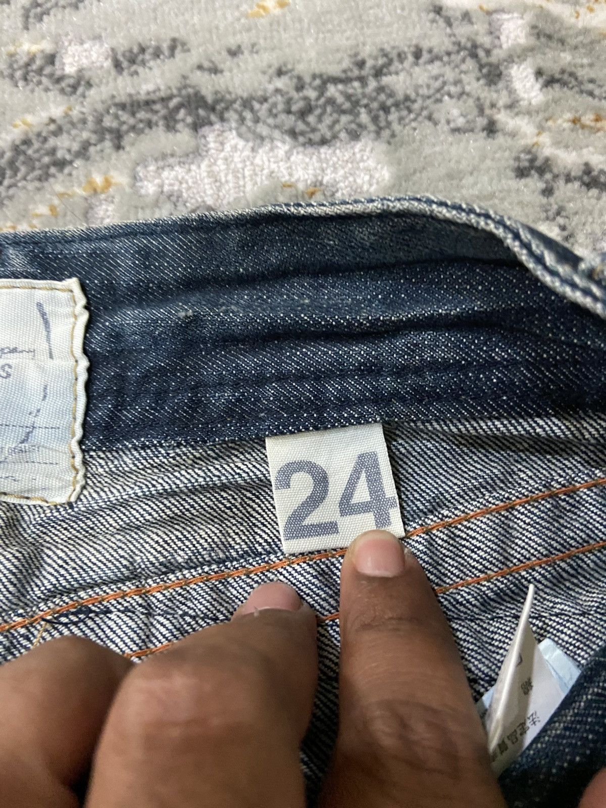 Japanese Brand Lolita Flare Jeans Size 24" / US 00 / IT 34 - 6 Thumbnail