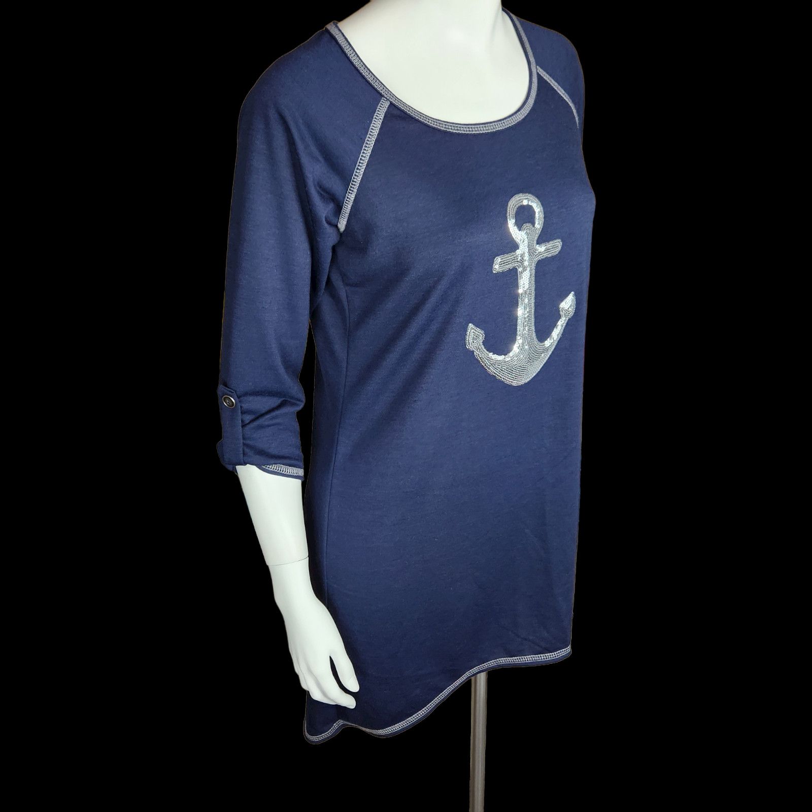 Other Lily Bleu Beach Navy Anchor Beach Cover-Up Womens M Size M / US 6-8 / IT 42-44 - 3 Thumbnail