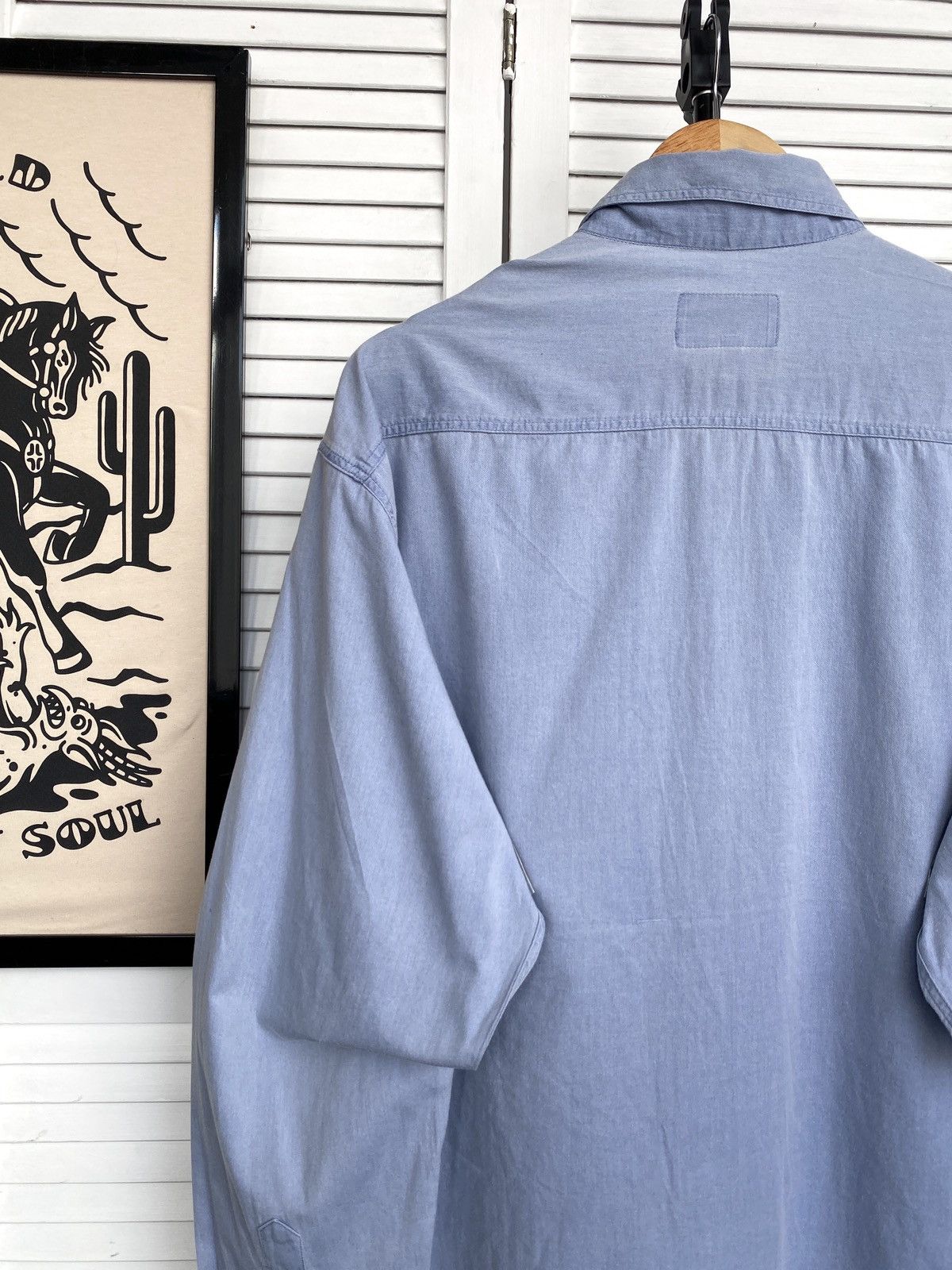 Designer × Giorgio Armani × Vintage Vintage Armani Jeans Italy Button Up Shirt Archive Size US L / EU 52-54 / 3 - 10 Thumbnail