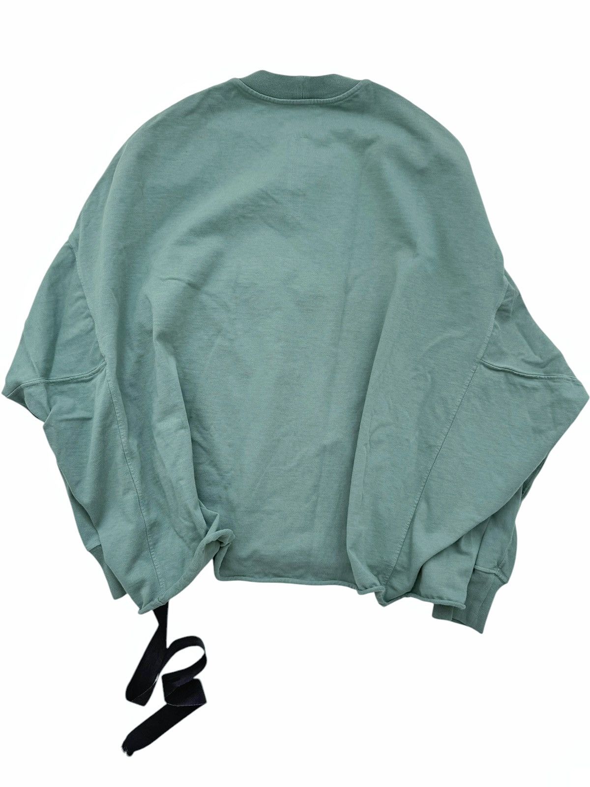 Rick Owens Seafoam Aqua Blue Pentagram Jumbo Crater Crewneck Size US XXL / EU 58 / 5 - 2 Thumbnail