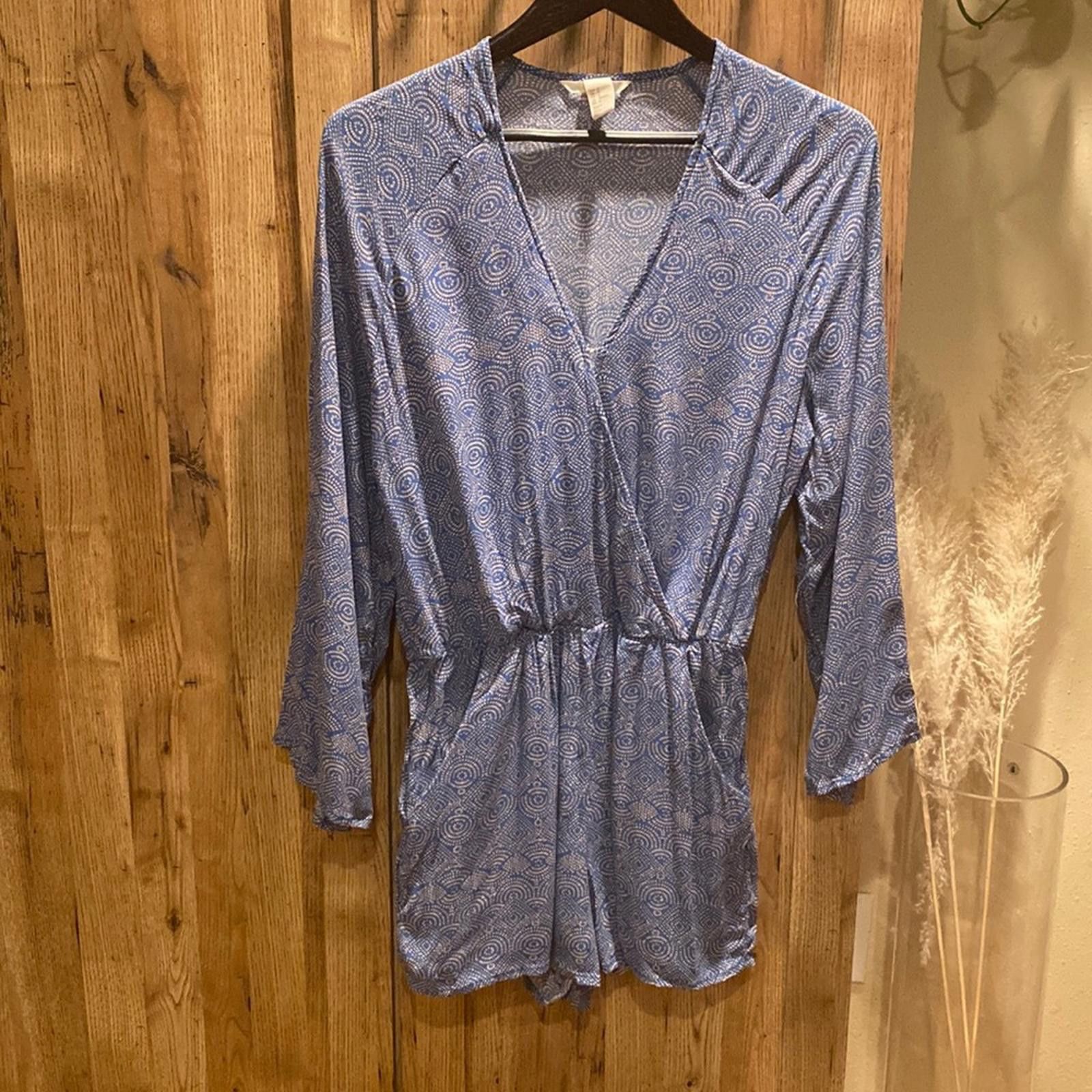 H&M Light blue print romper H&M Size XL / US 12-14 / IT 48-50 - 1 Thumbnail