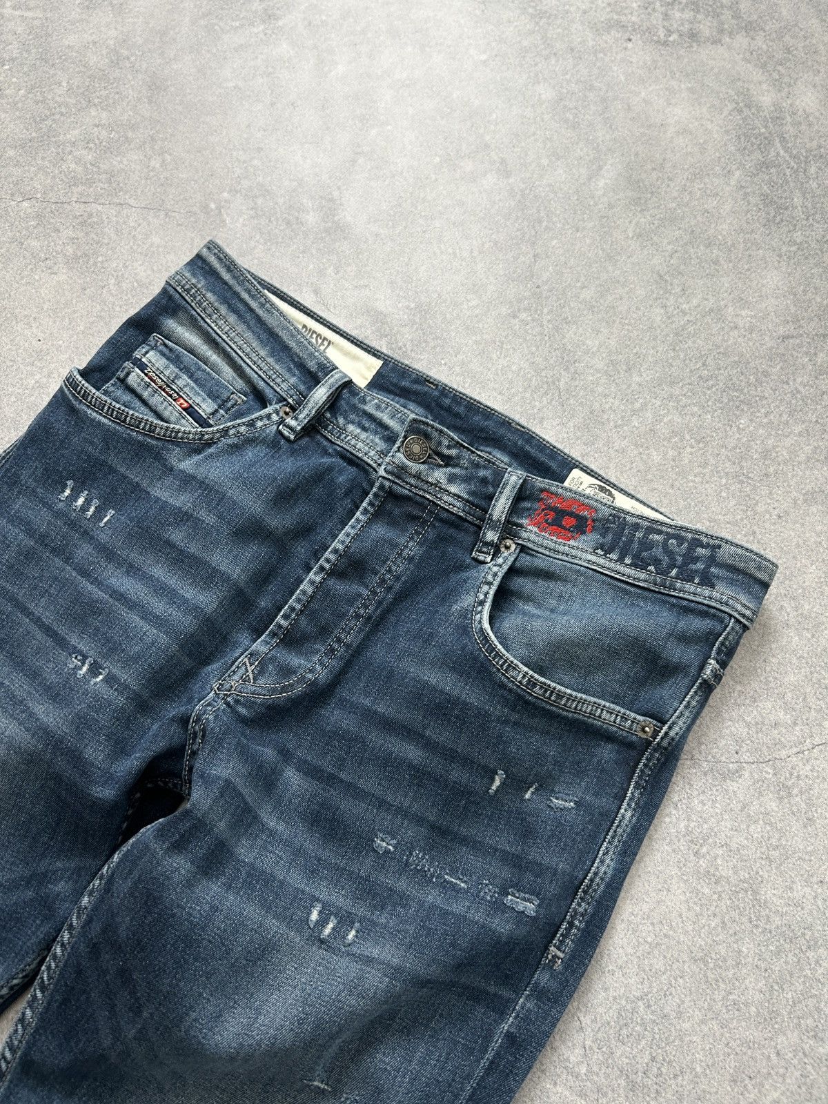 Diesel Diesel D-EETER jeans mens skinny distressed mens size 32/33 Size US 32 / EU 48 - 5 Thumbnail