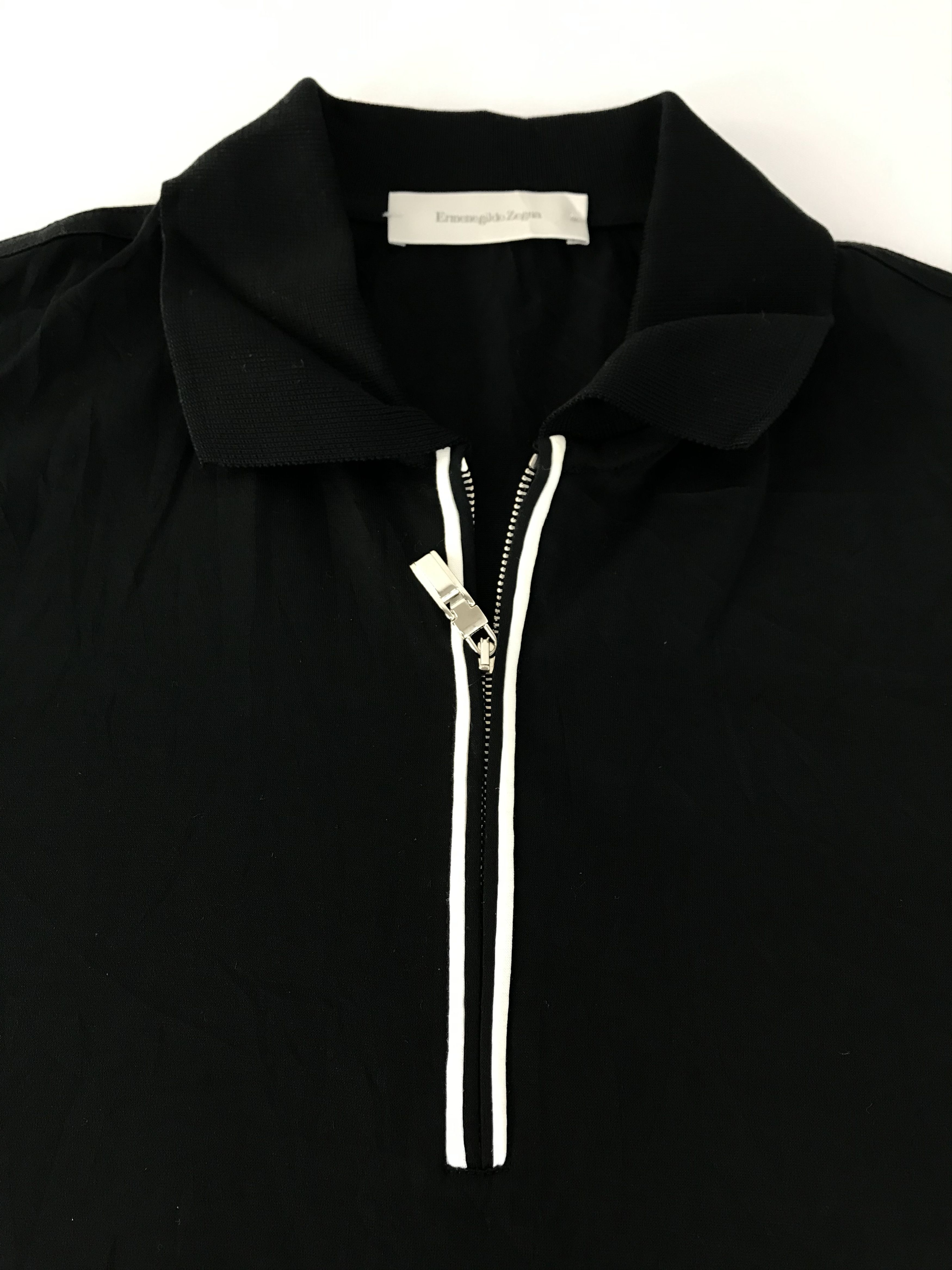 Ermenegildo Zegna Ermenegildo Zegna Half Zip Closure Plain Minimalist Style Size M / US 6-8 / IT 42-44 - 4 Thumbnail