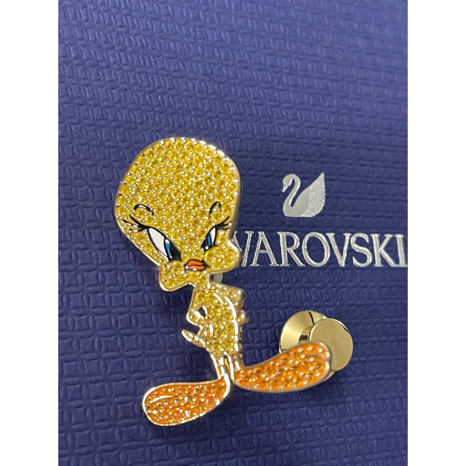 Swarovski Swarovski Tweety Tie PIN Looney Tunes new Size ONE SIZE - 3 Thumbnail
