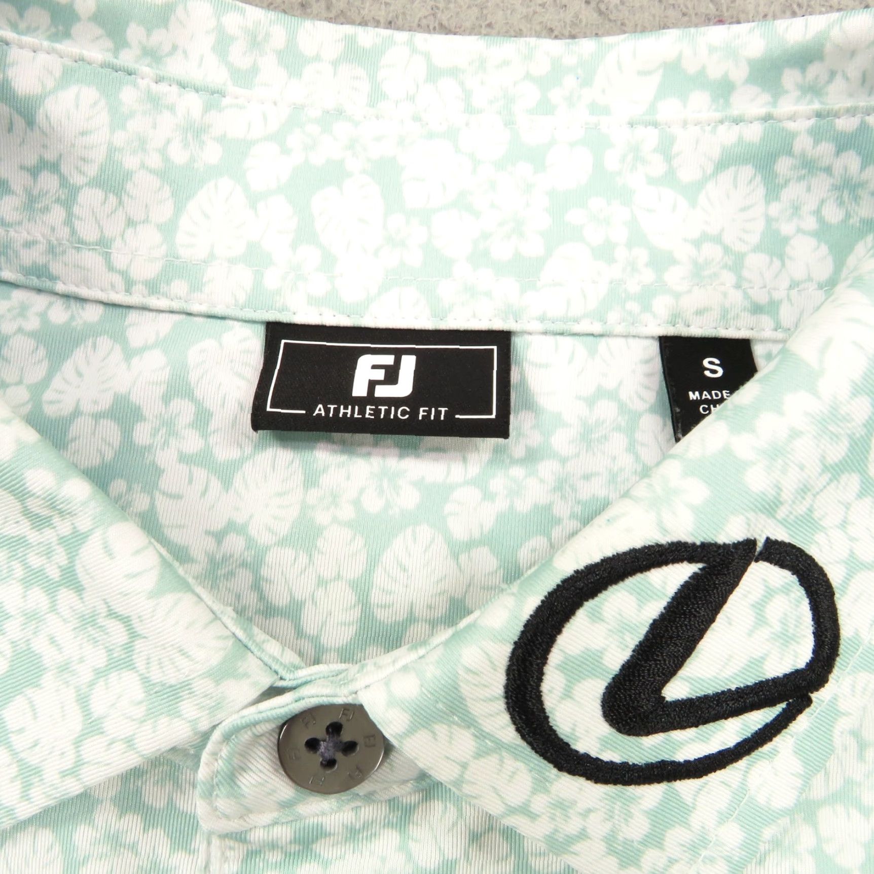Footjoy FootJoy Polo Men Small Tour Issue Golf Shirt Will Zalatoris Graphic Print Mint Green Polo Shirt Mens Small DFS? Size US S / EU 44-46 / 1 - 4 Thumbnail